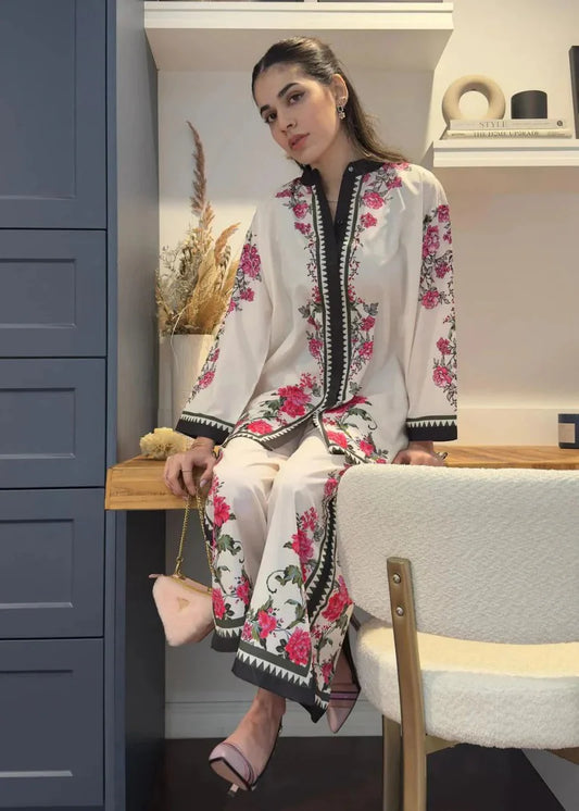 Turkish Elegant Floral Printed Co-Ord Set