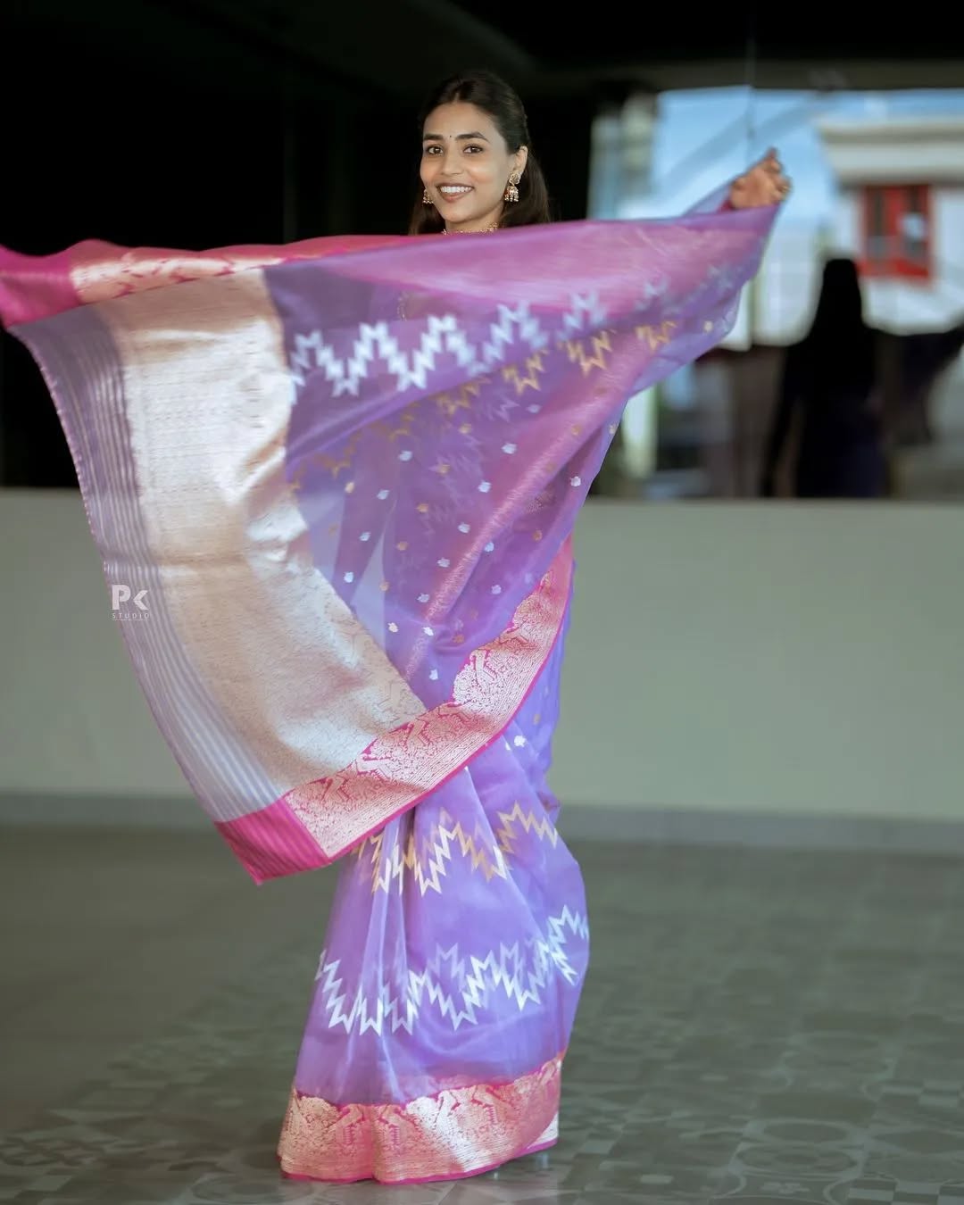 Lavish Lavender Chanderi  Cotton Saree