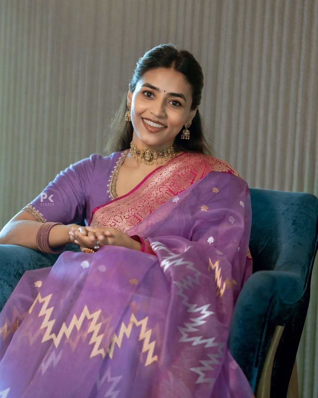 Lavish Lavender Chanderi  Cotton Saree