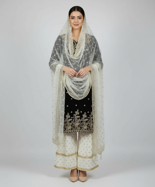 Noir Elegance Pakistani Kurta Set