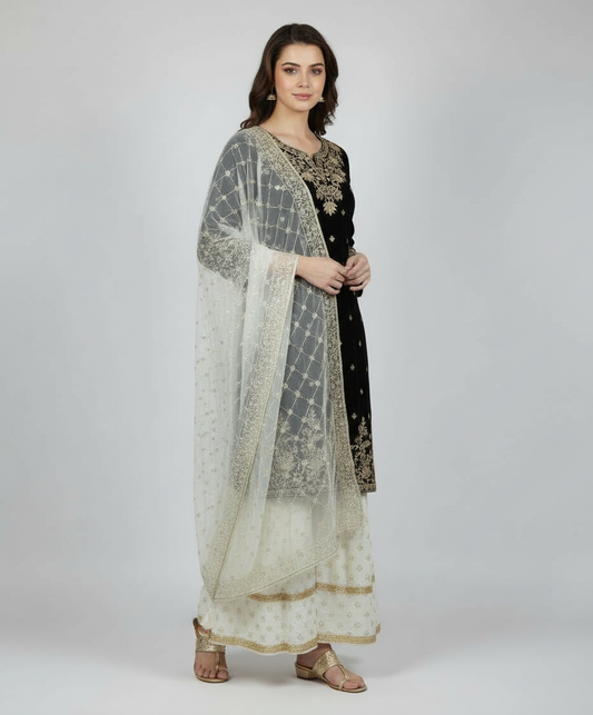 Noir Elegance Pakistani Kurta Set