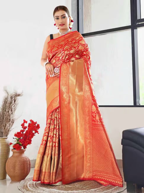 Royal Red Kanjivaram Silk Saree
