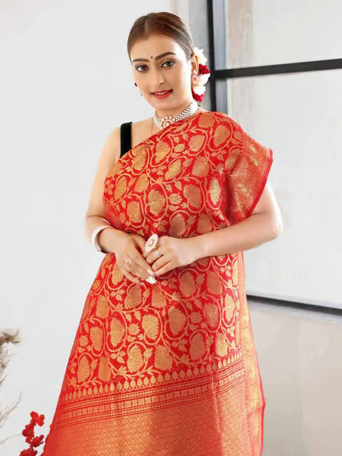 Royal Red Kanjivaram Silk Saree