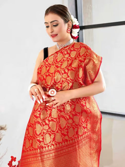 Royal Red Kanjivaram Silk Saree