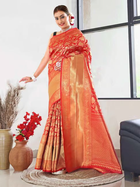 Royal Red Kanjivaram Silk Saree