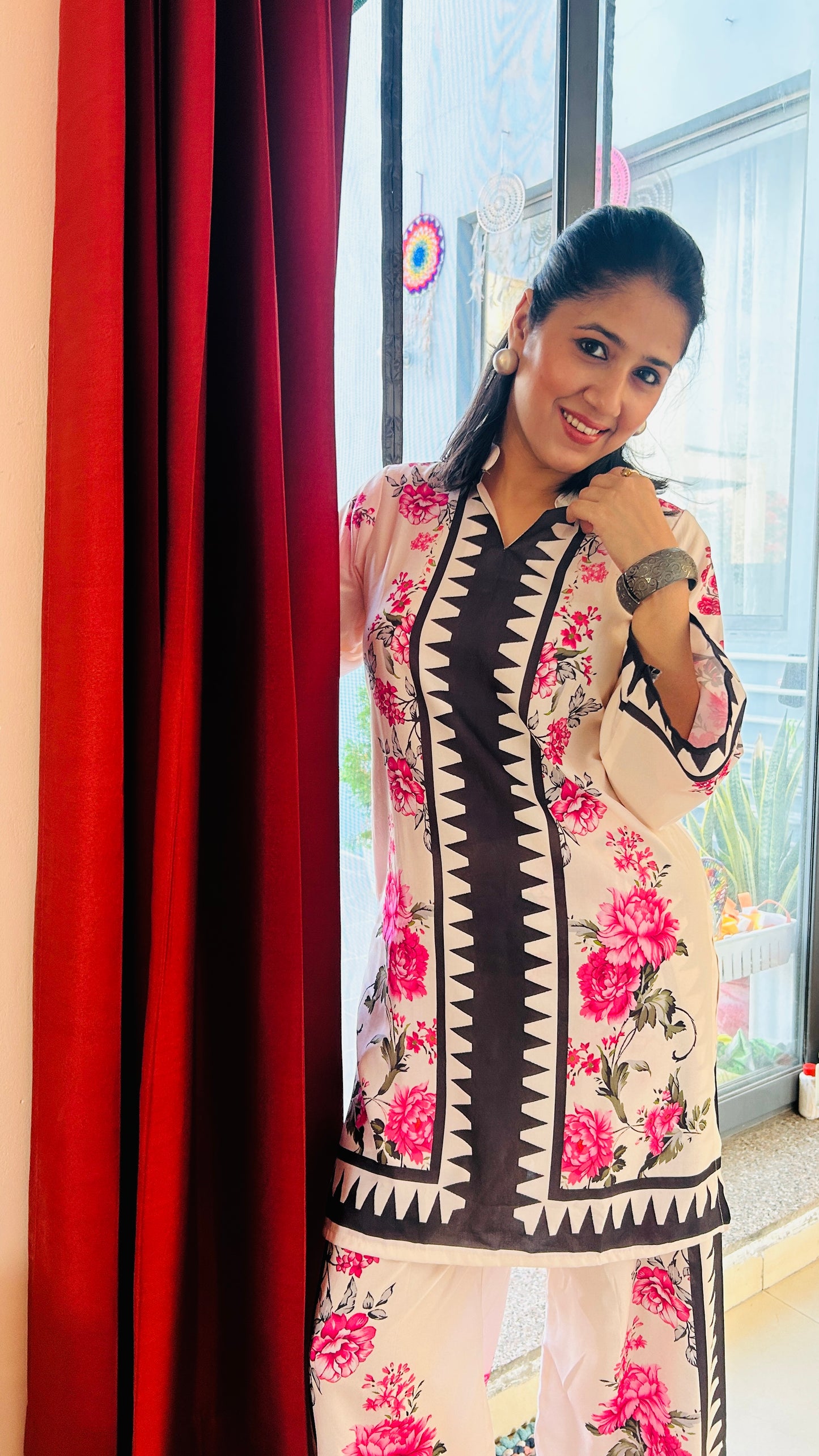 Turkish Elegant Floral Printed Co-Ord Set