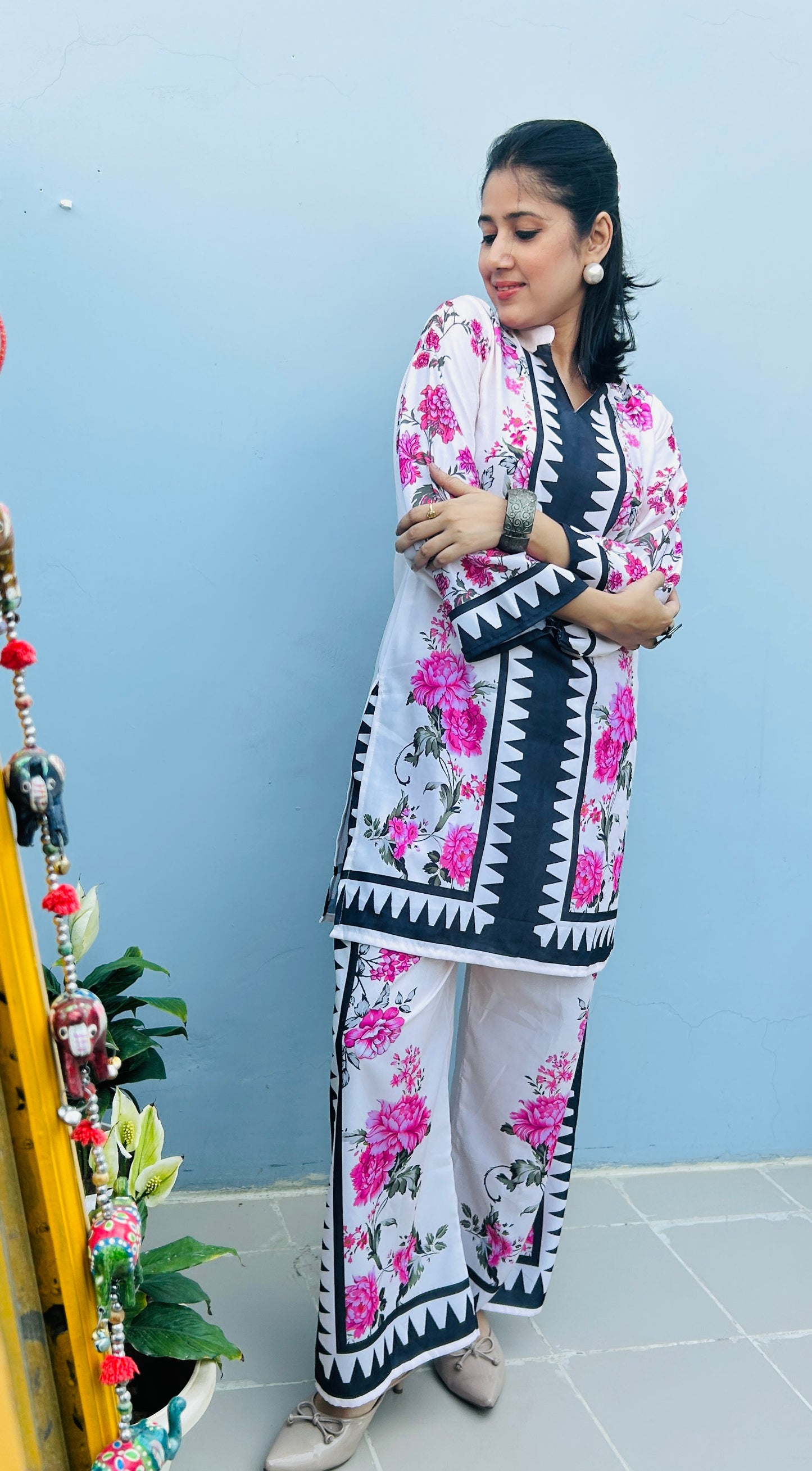 Turkish Elegant Floral Printed Co-Ord Set