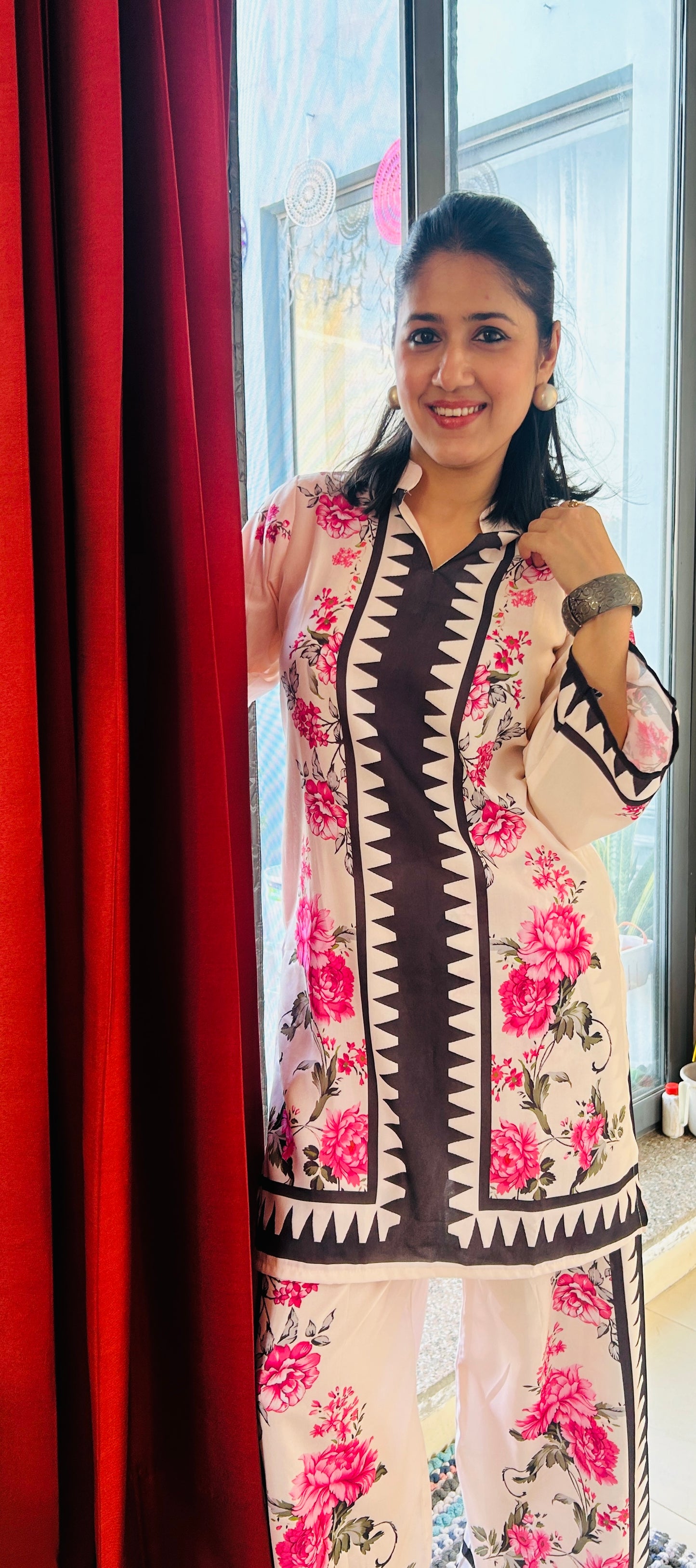 Turkish Elegant Floral Printed Co-Ord Set