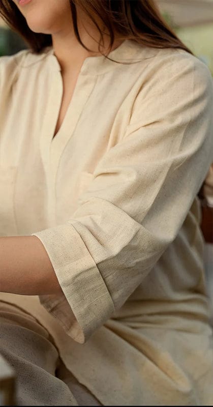 Ivory Comfort Linon Co-Ord Set